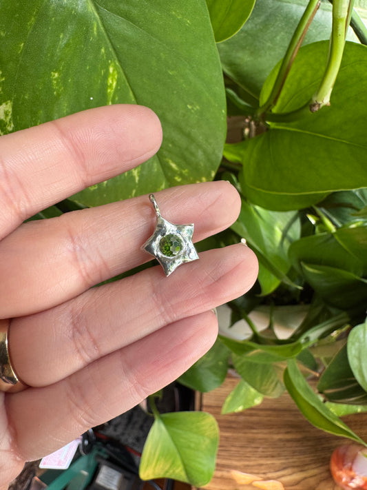 Honeycomb Star Charm