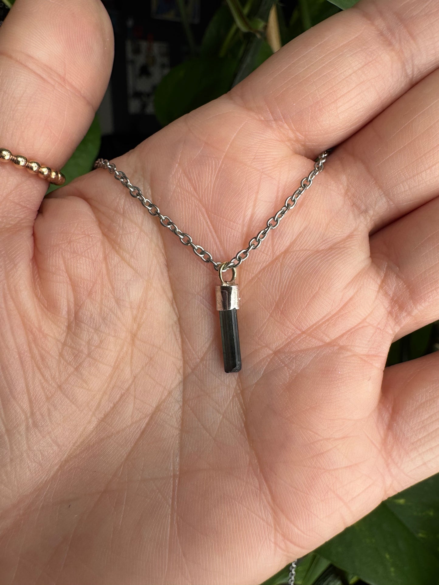 Ocean Blue Tourmaline Necklace