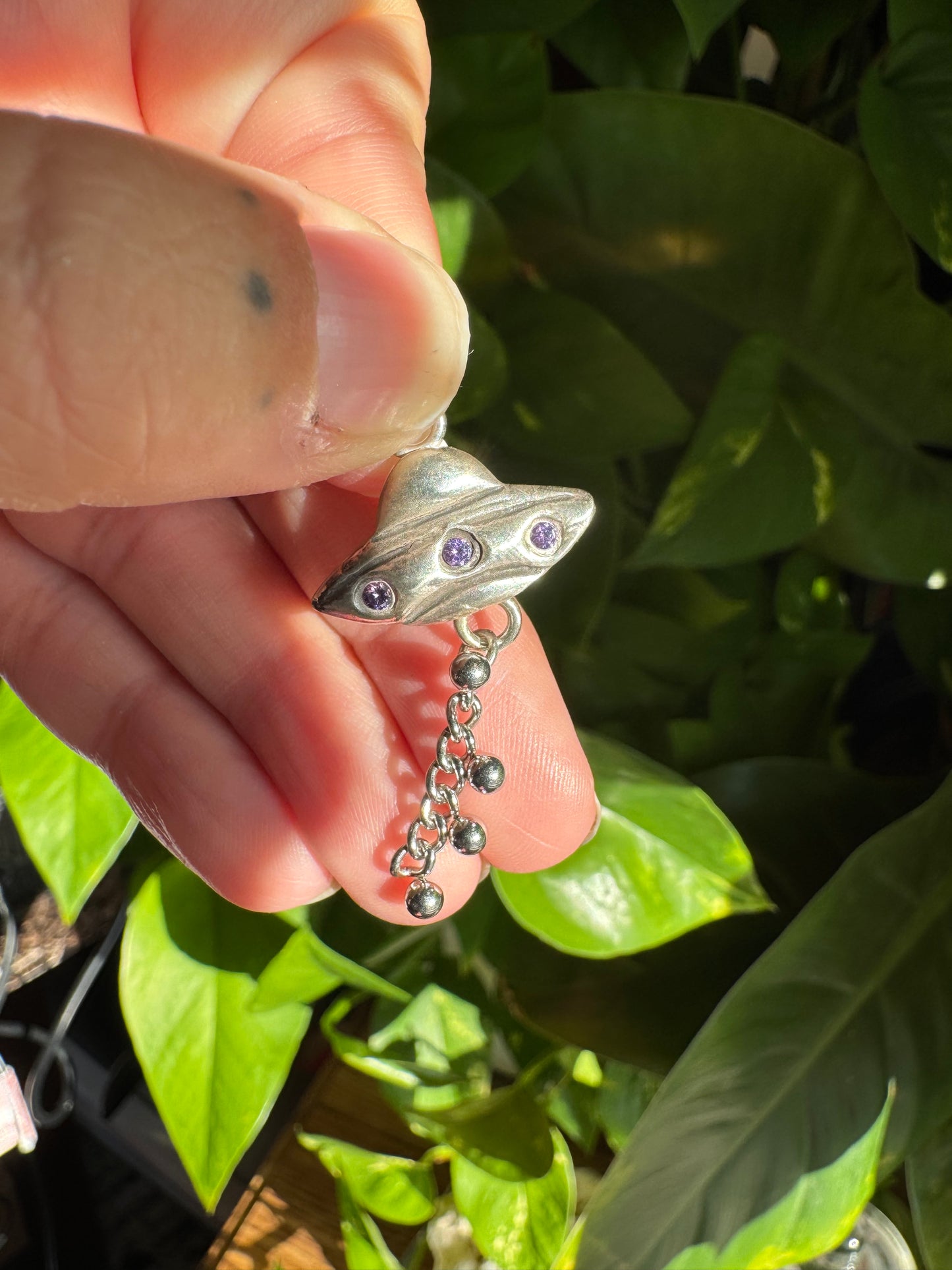 UFO Charm - Purple