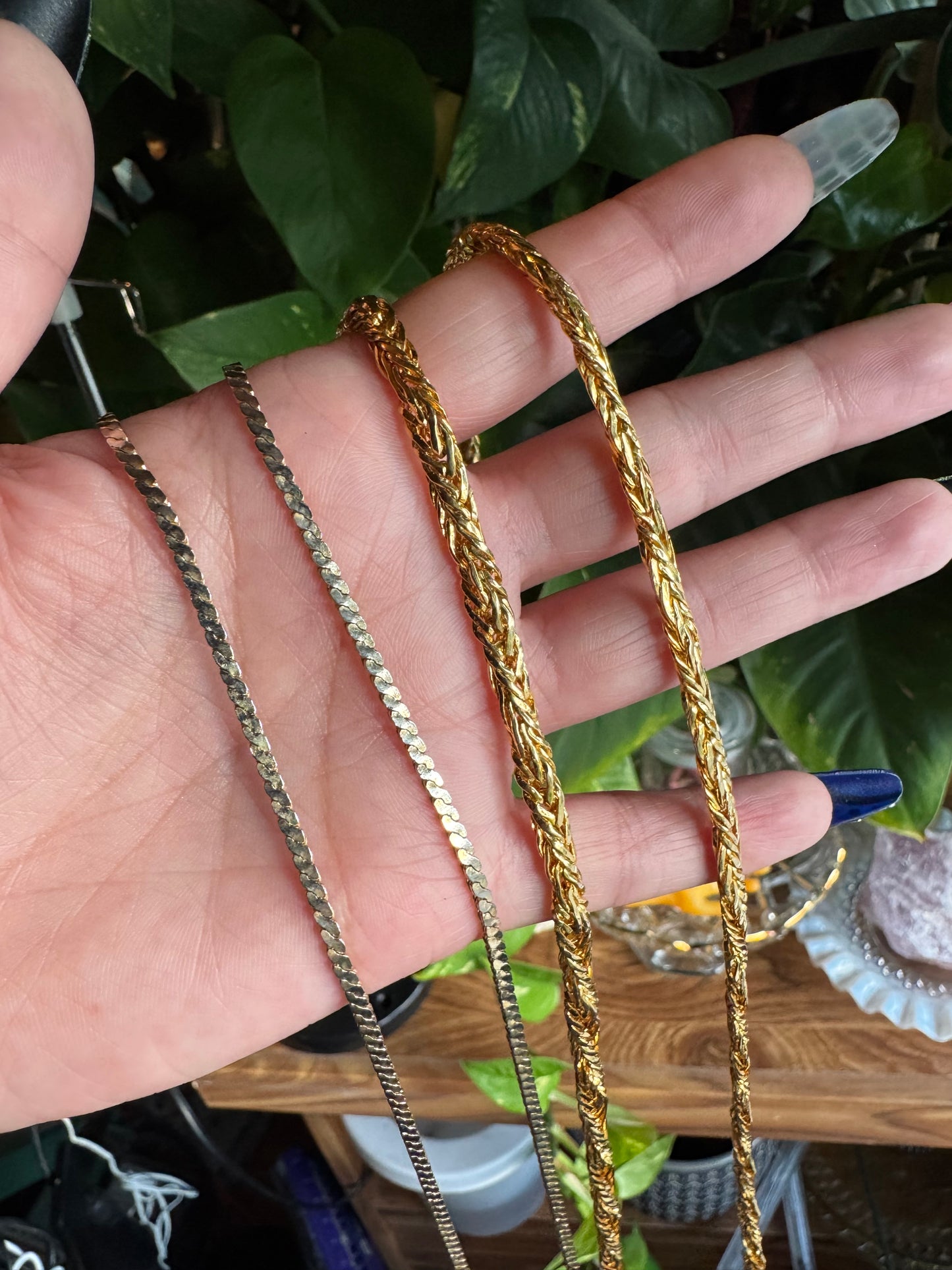 Twisted Gold Chain