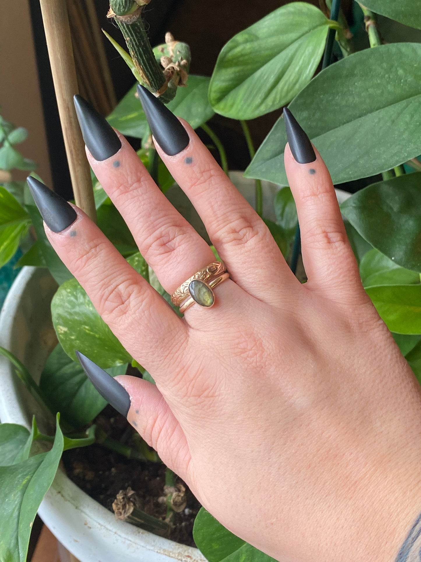 Labradorite Bezel