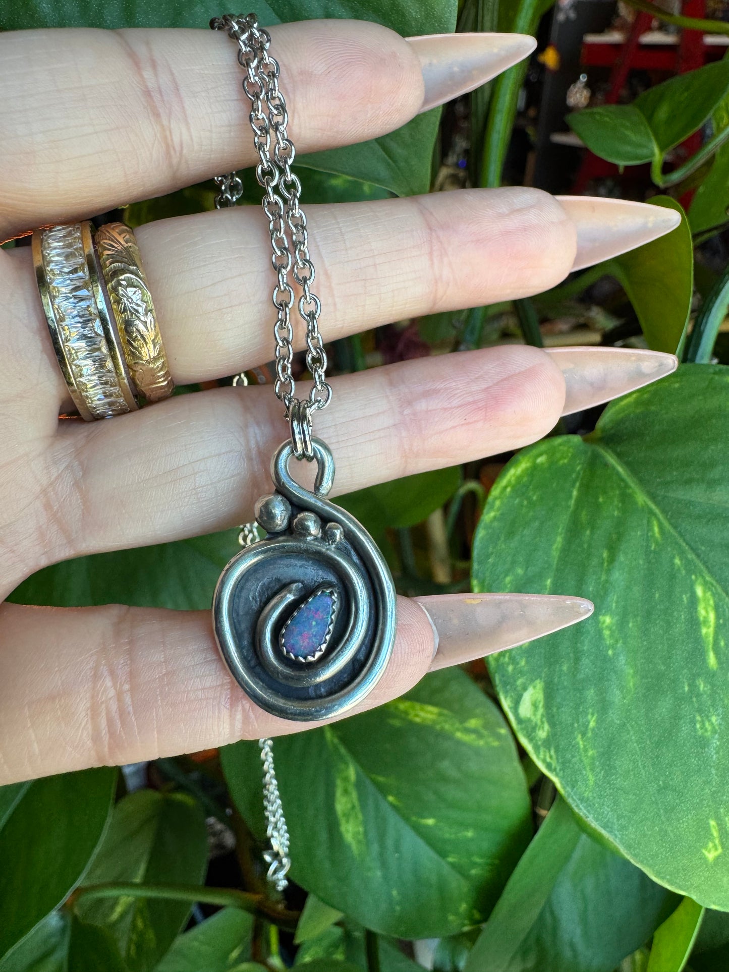 Boulder Opal Portal Necklace