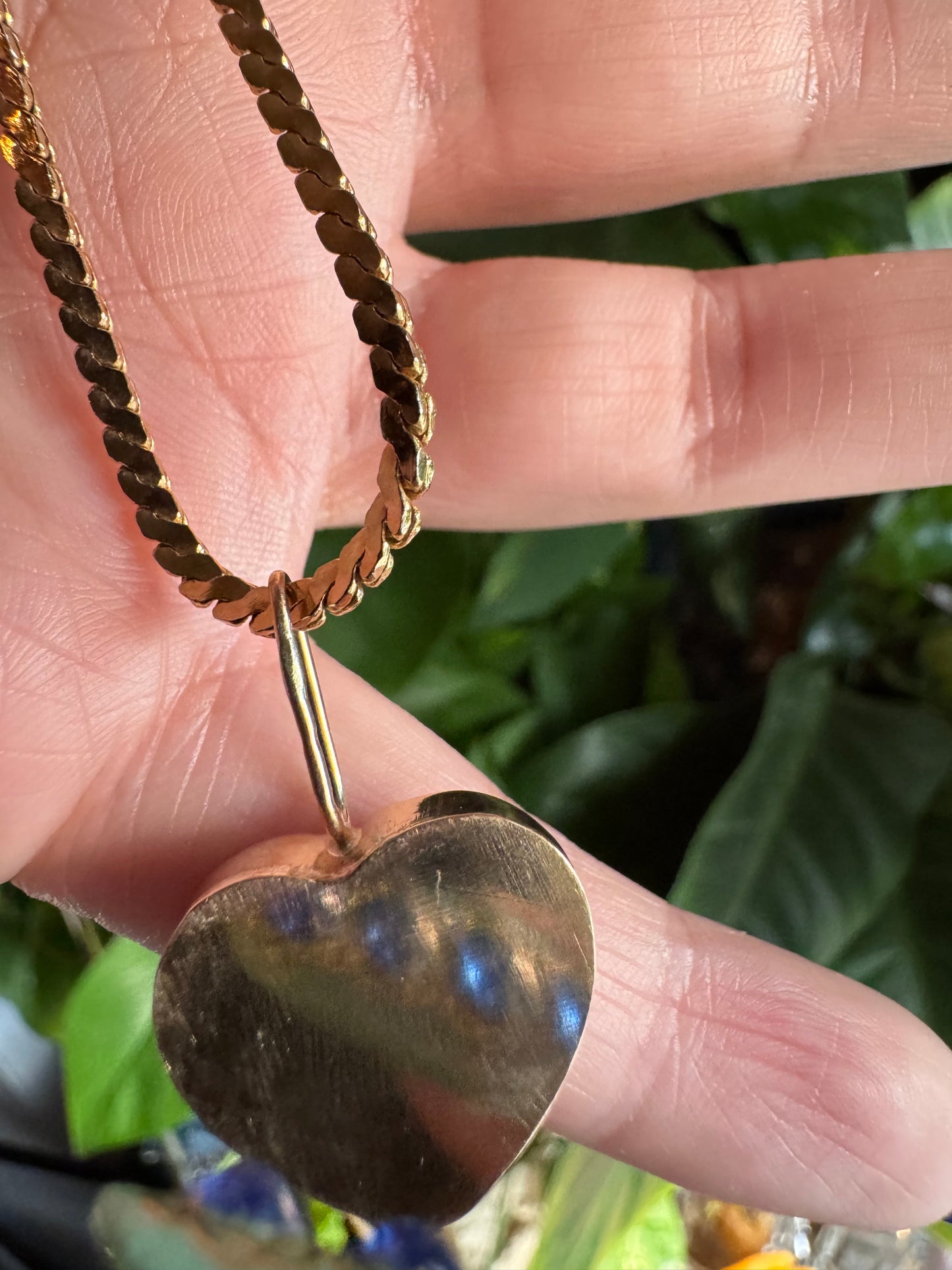 Checker Heart Pendant