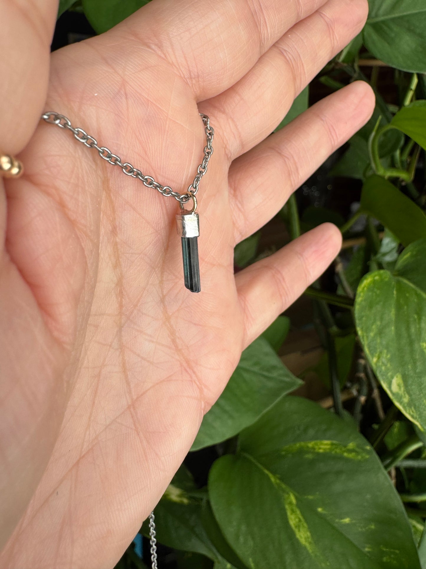 Ocean Blue Tourmaline Necklace