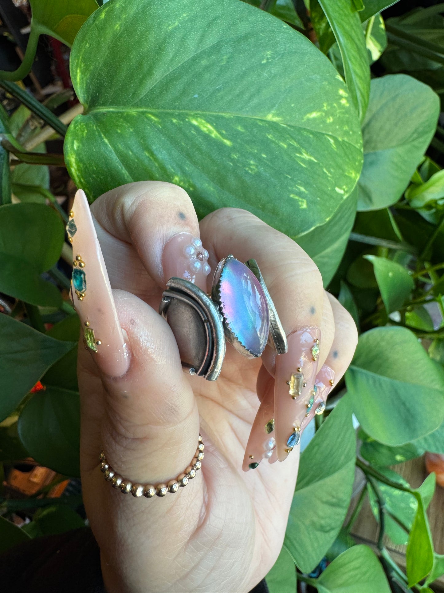 Aurora Opal Ring