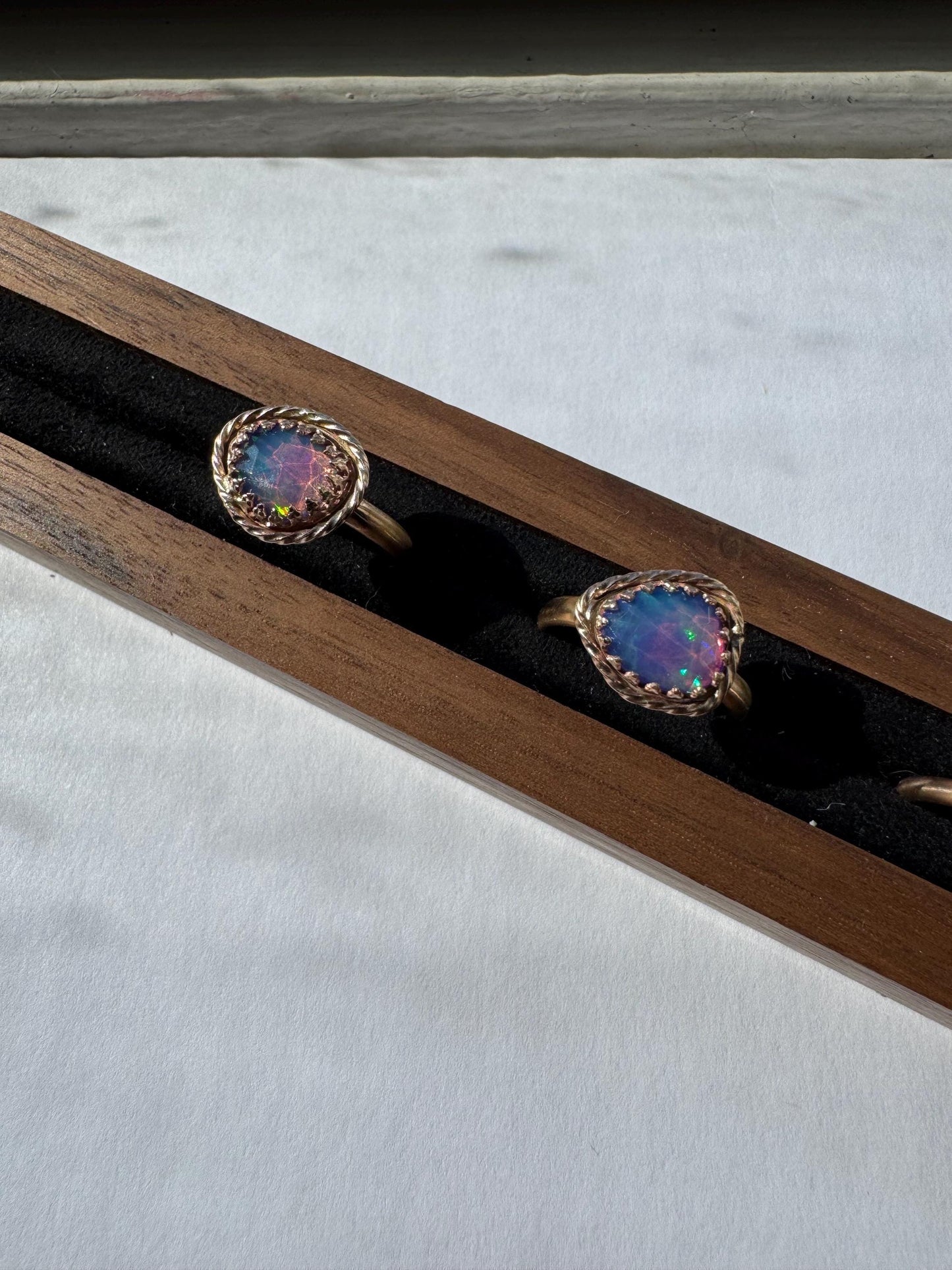Purple Opal Ring Size 6.5
