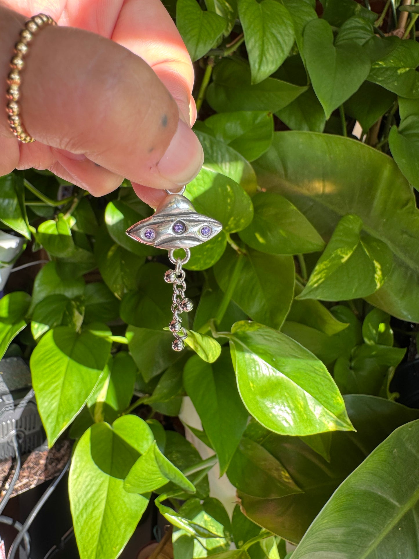 UFO Charm - Purple
