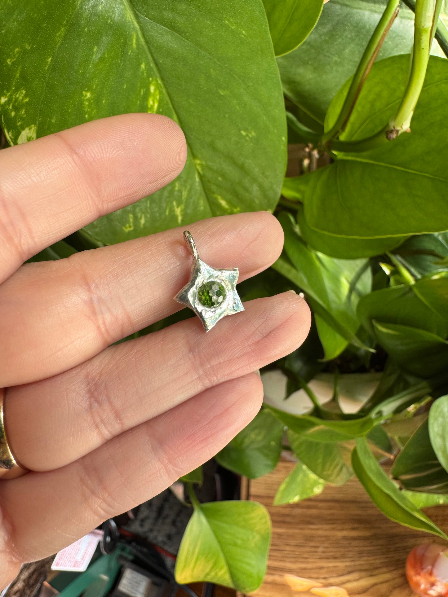 Honeycomb Star Charm