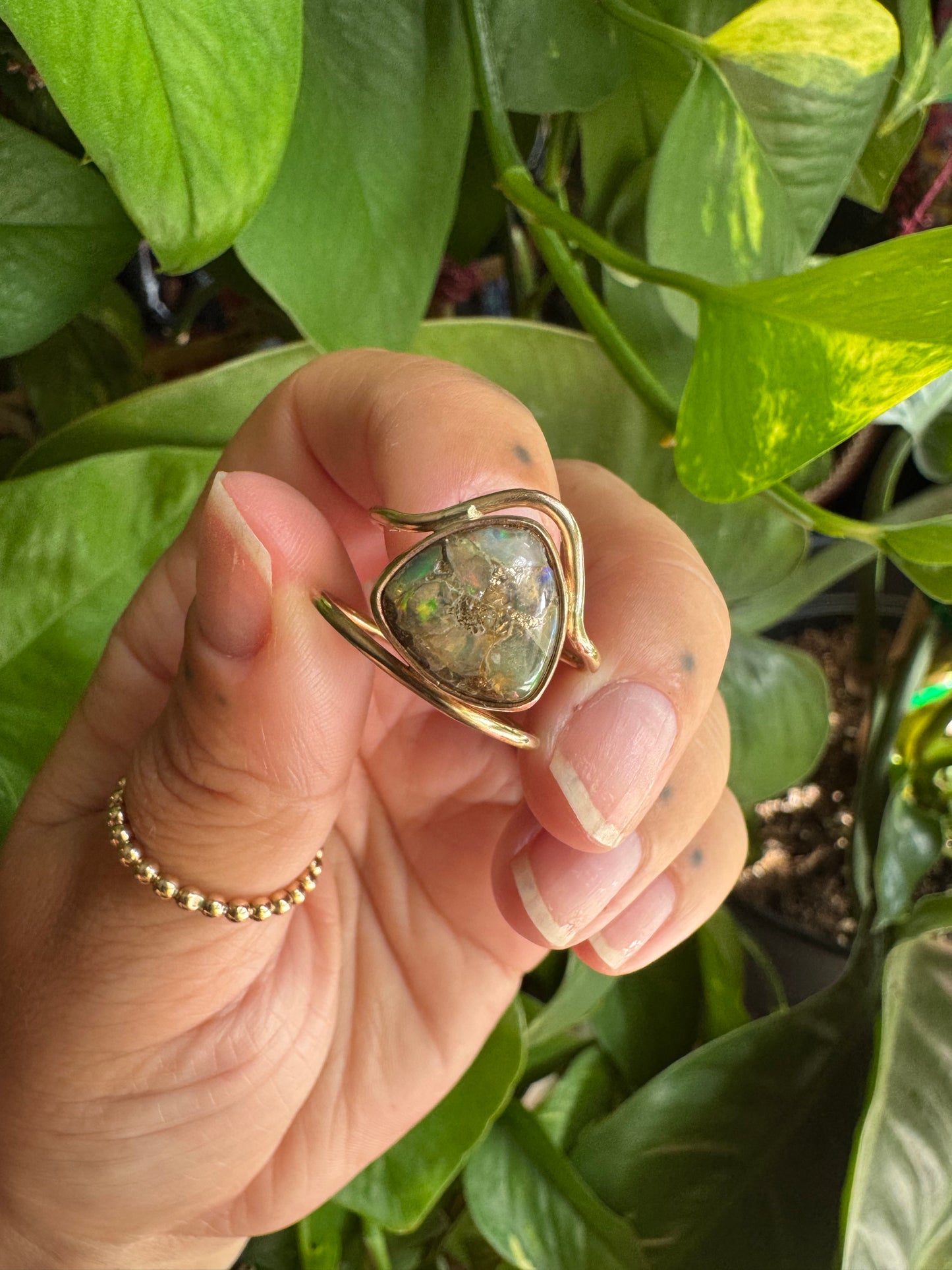 Opal Composite Ring