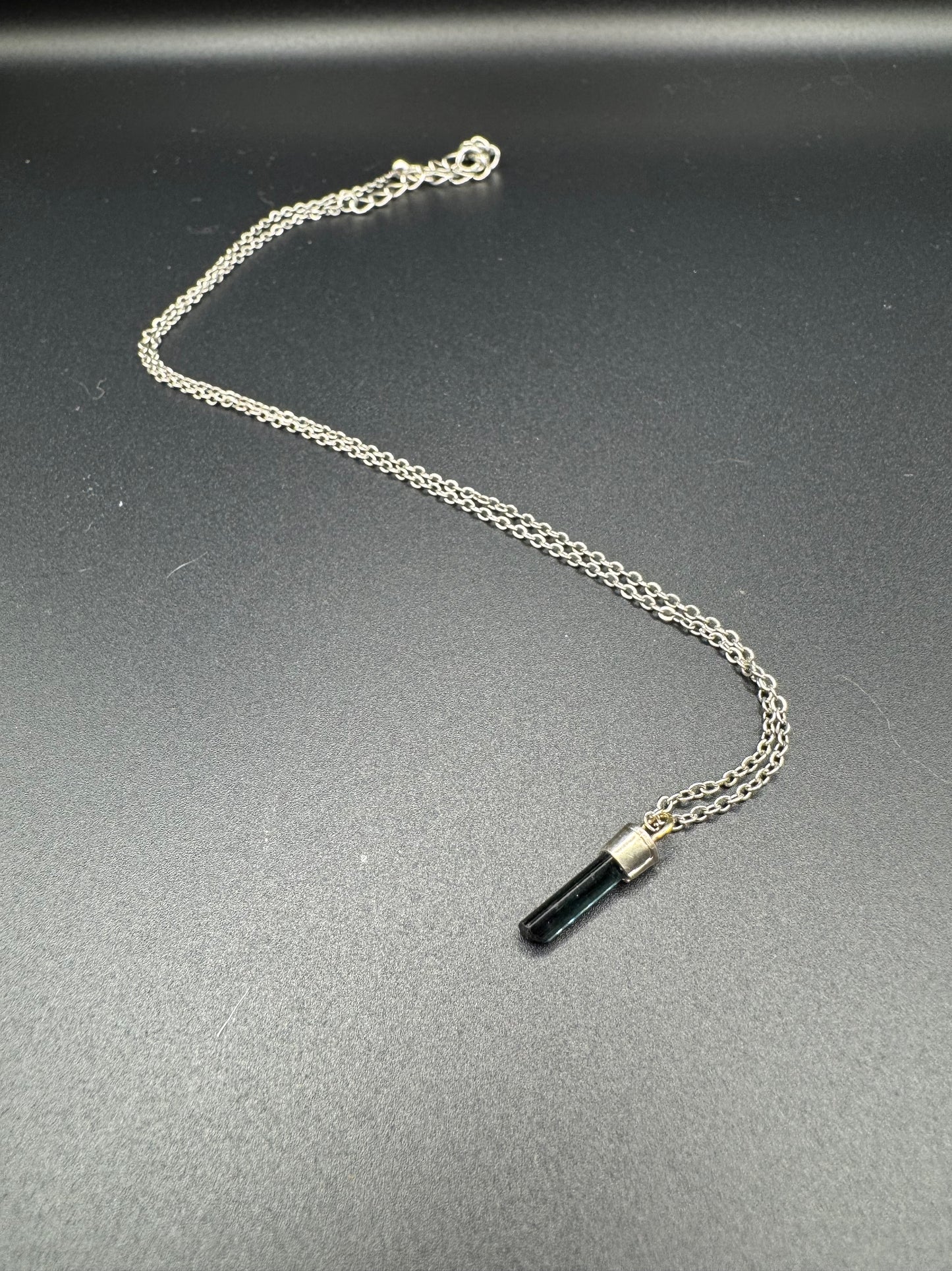 Ocean Blue Tourmaline Necklace