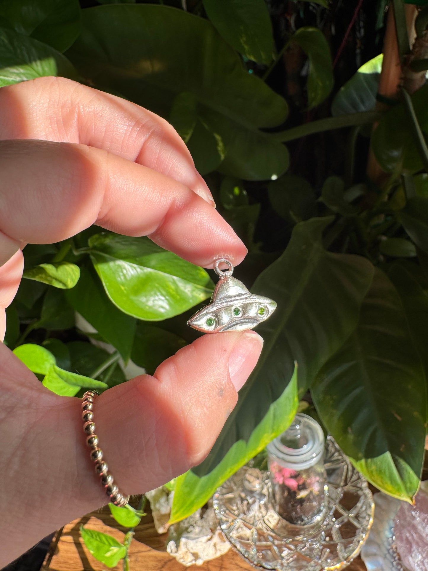 UFO Charm- Green