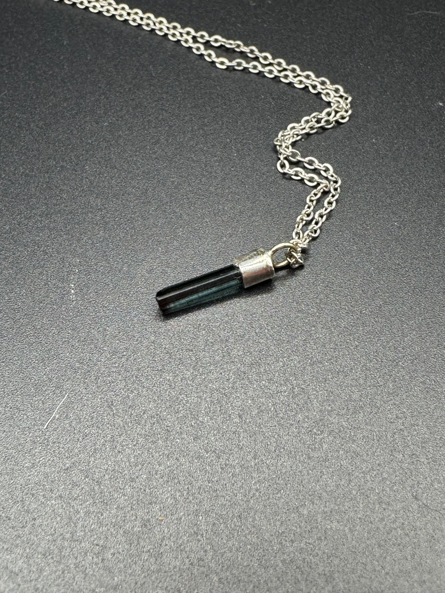 Ocean Blue Tourmaline Necklace