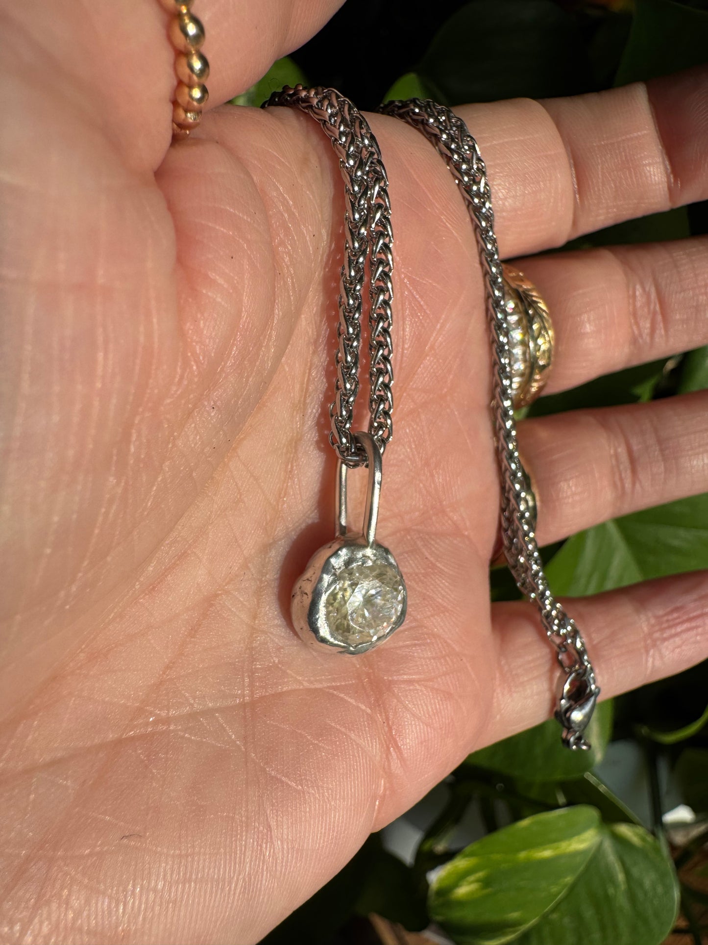 Silver Drop Charm