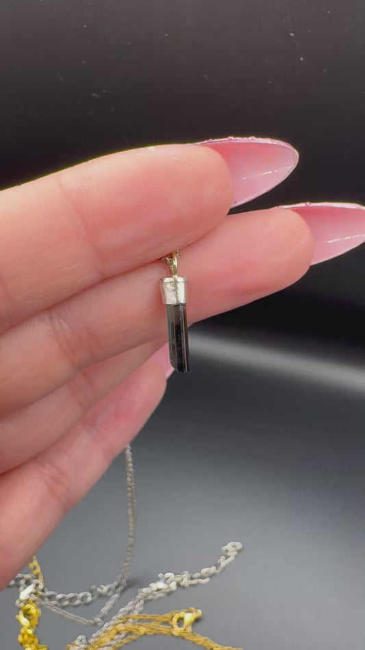 Ocean Blue Tourmaline Necklace
